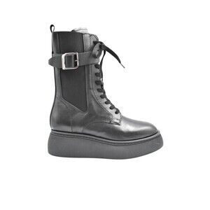 Janet & Janet Laced Flat Shoes With Chunky Sole And Adjustable Ankle Strap - NWT